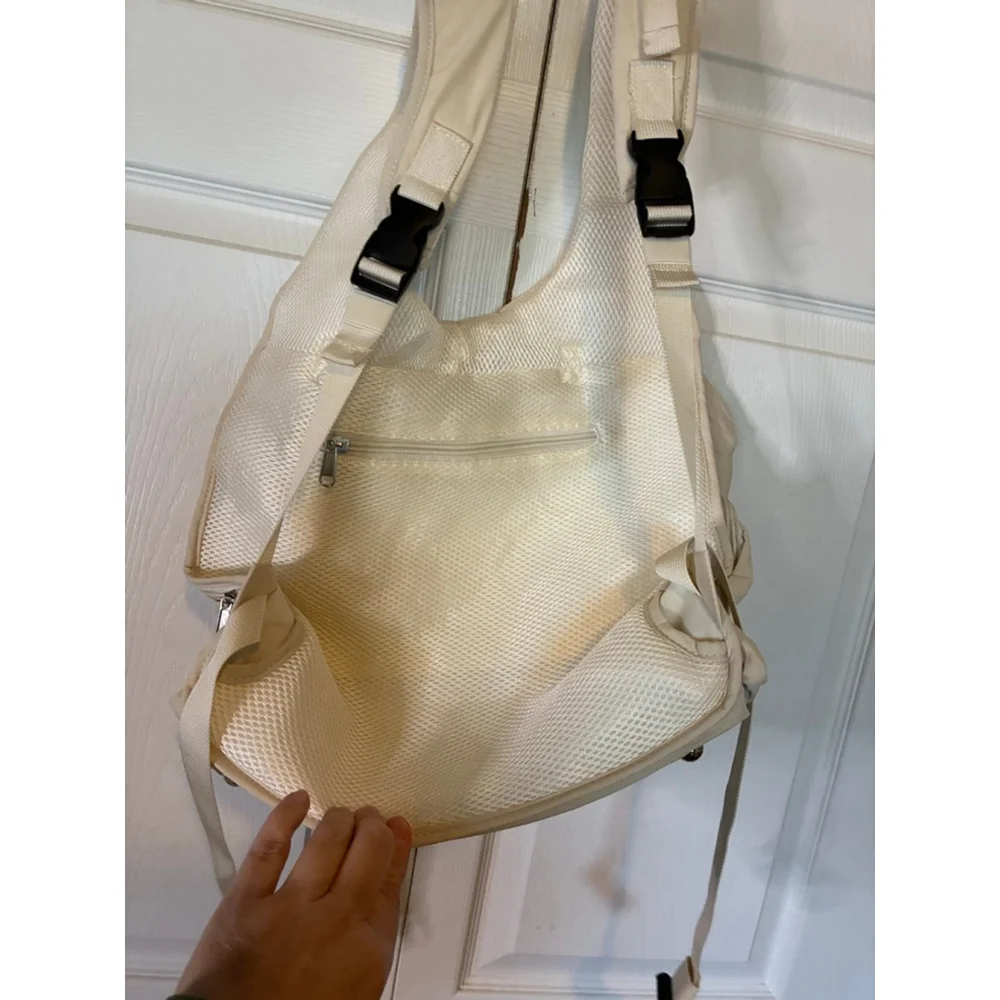 Women's FluffyBaby Beige Dog Backpack One Size
